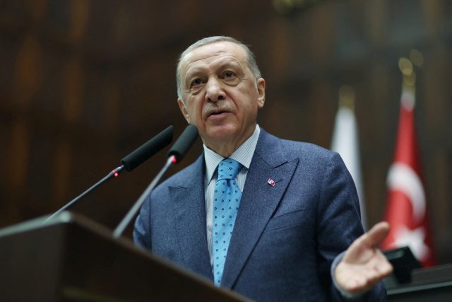 Turecký prezident Recep Tayyip Erdogan | foto: Presidential Press Office,  Reuters