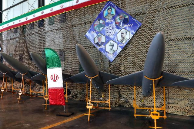Iránské drony | foto: Iránská armáda /WANA  (West Asia News Agency),  Reuters