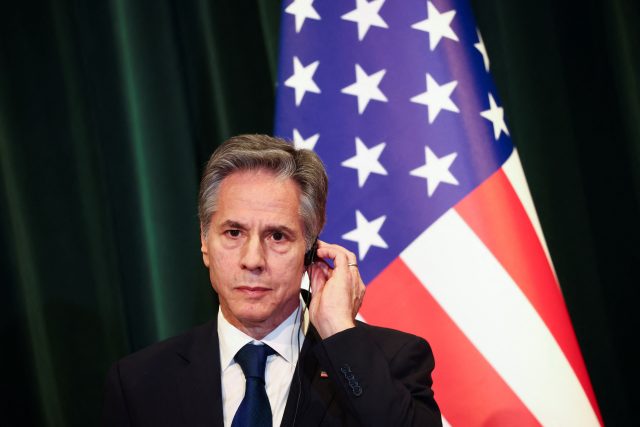 Ministr zahraničí USA Antony Blinken | foto: Florion Goga,  Reuters