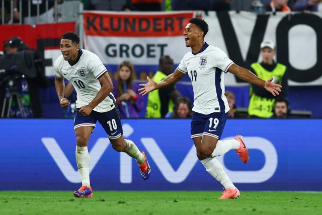 Ollie Watkins vstřelil v semifinále proti Nizozemsku vítězný gól | foto: Lee Smith,  Reuters