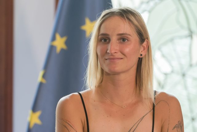 Tenistka Markéta Vondroušová | foto: Zuzana Jarolímková,  iROZHLAS.cz