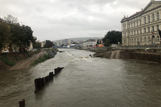 Řeka Svratka v Brně 13. 9. 2024 | foto: Marie Starostová,  iROZHLAS.cz