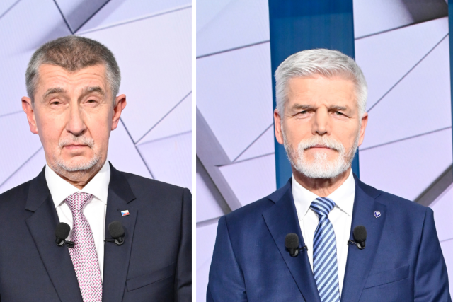 Finalisté prezidentské volby Andrej Babiš a Petr Pavel | foto: TV Nova,  Koláž iROZHLAS
