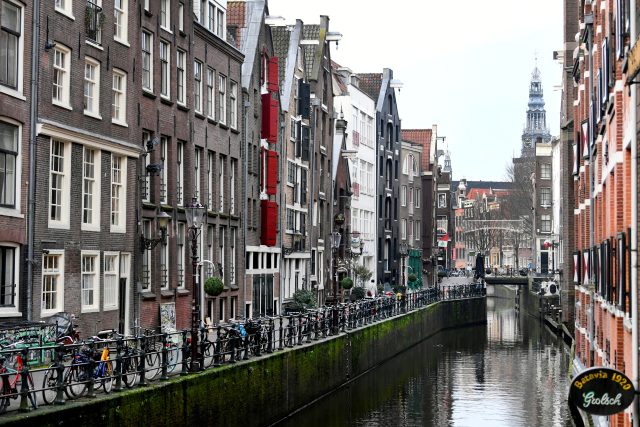 Amsterdam v době lockdownu,  prosinec 2020 | foto: Reuters