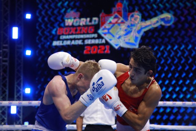 Snímek z boxerského mistrovství světa z roku 2021 | foto: Profimedia