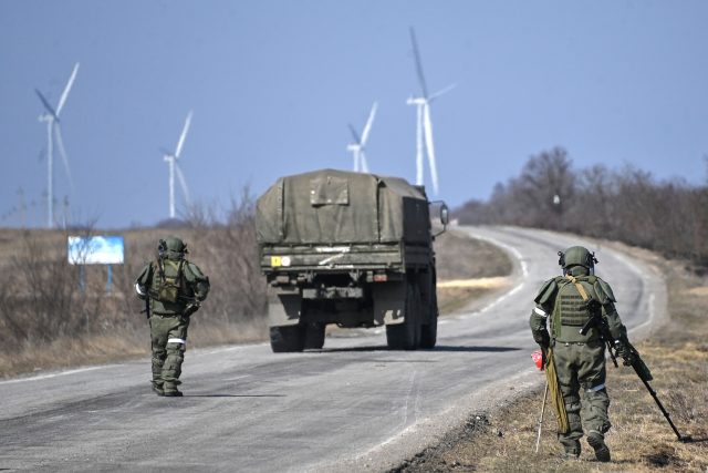 Ruská armáda v Chersonské oblasti v březnu 2022  (ilustrační snímek) | foto: Profimeda