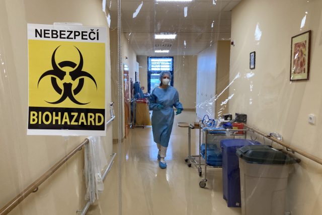 Znovuotevřené covidové oddělení v Domažlické nemocnici | foto: Ľubomír Smatana,  Český rozhlas