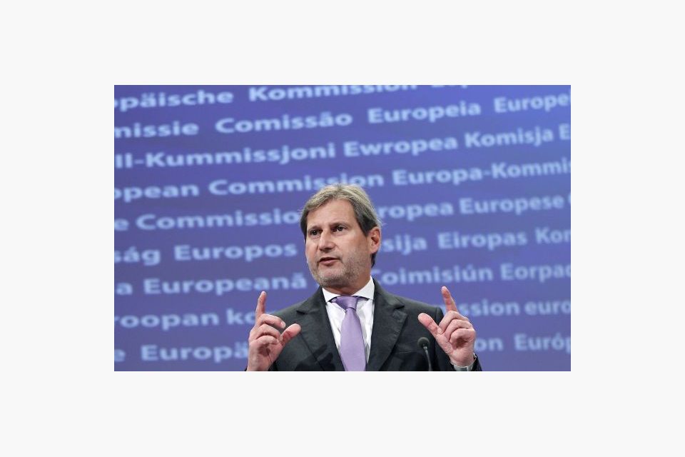 Eurokomisař pro rozpočet Johannes Hahn | foto: Reuters