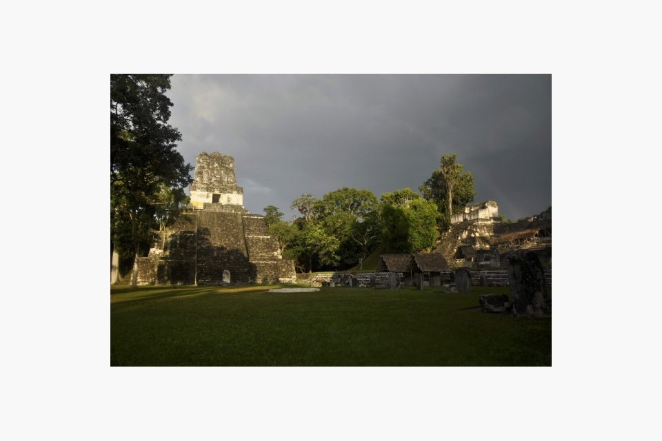 Ruiny mayské svatyně ve starobylém městě Tikal | foto: Reuters
