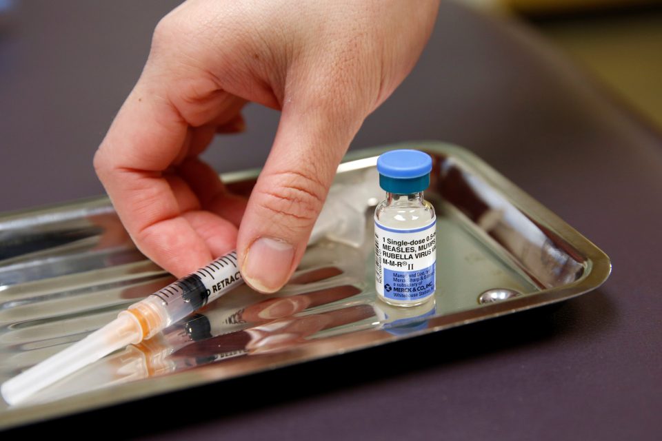 Očkování proti spalničkám.  (Ilustrační snímek) | foto: Lindsey Wasson,  Reuters