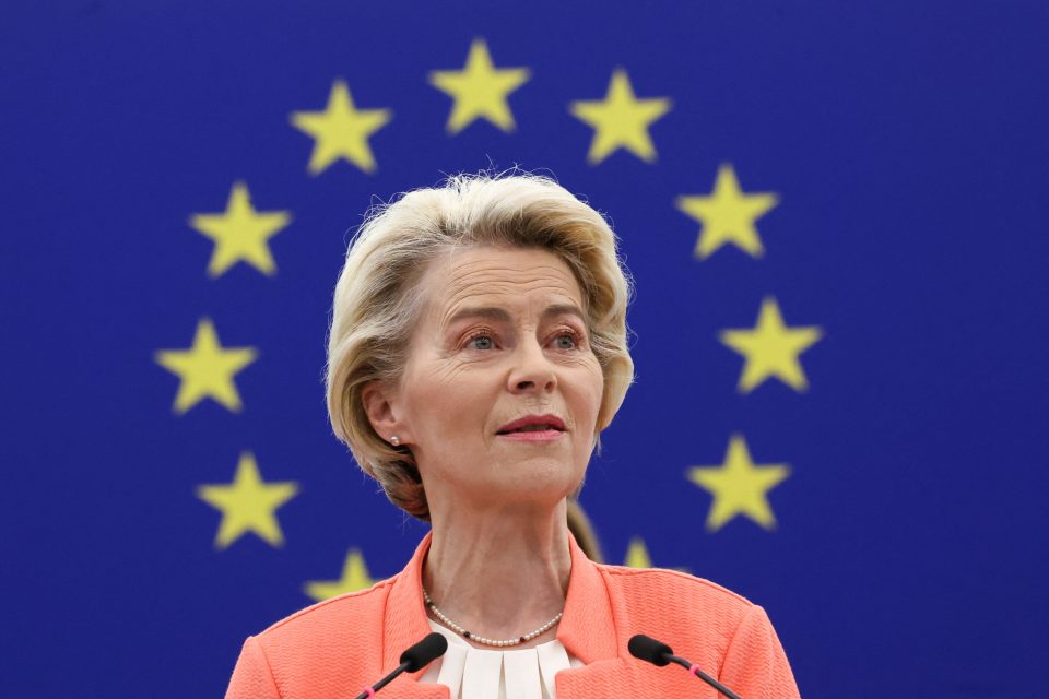 Předsedkyně Evropské komise Ursula von der Leyenová | foto: Yves Herman,  Reuters