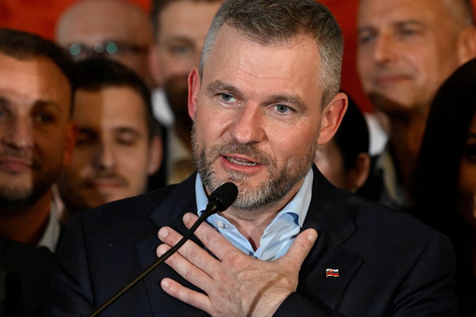 Vítěz slovenských prezidentských voleb Peter Pellegrini | foto: Radovan Stoklasa,  Reuters