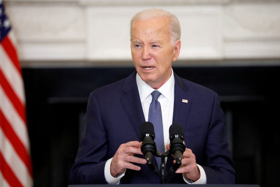 Americký prezident Joe Biden přednesl izraelský návrh na řešení konfliktu v Pásmu Gazy | foto: Evelyn Hockstein,  Reuters