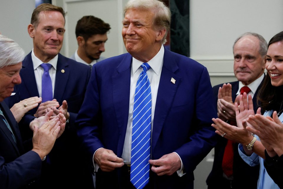 Donald Trump během návštěvy Washingtonu | foto: Evelyn Hockstein,  Reuters
