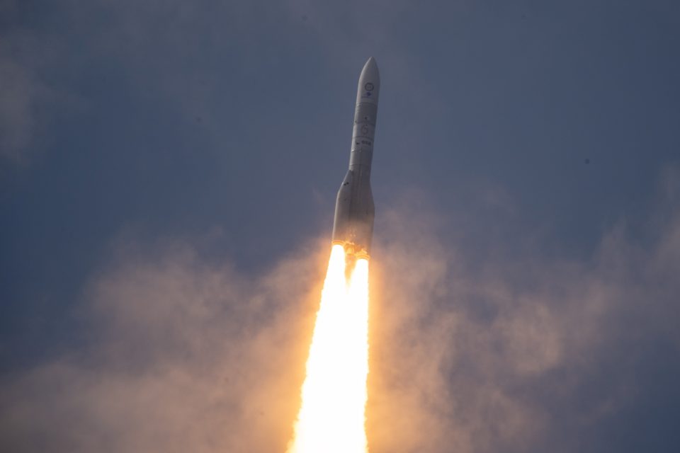 Start evropské rakety Ariane 6 v Kourou ve Francouzské Guyaně | foto: Manuel Pedoussaut,  ESA,  Reuters