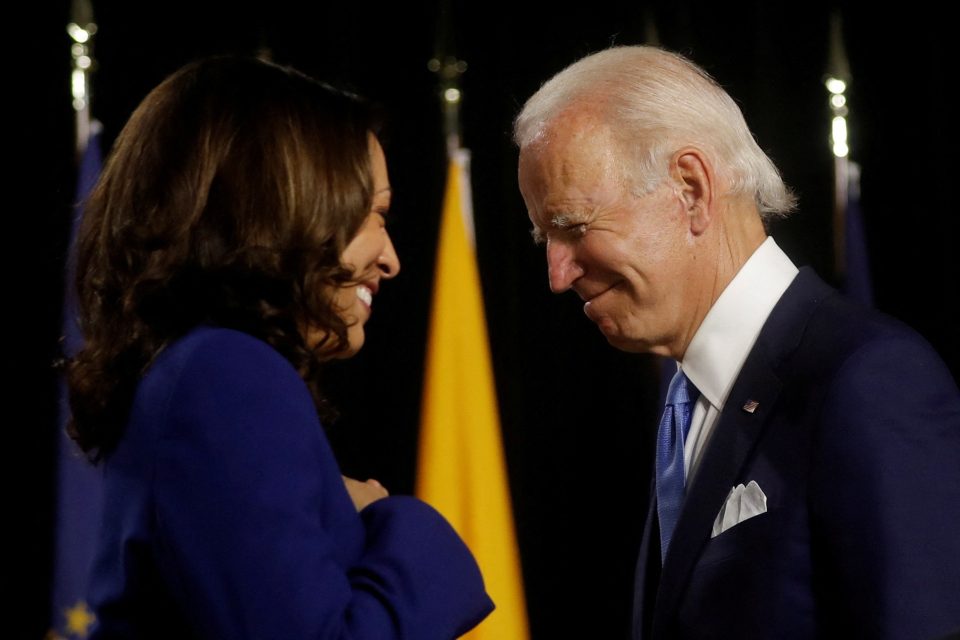 Joe Biden a Kamala Harrisová | foto: Carlos Barria,  Reuters