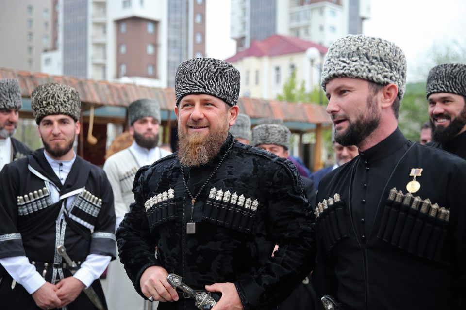 Čečenský autoritář Ramzan Kadyrov letos v dubnu při oslavě Dne čečenštiny | foto: Profimedia