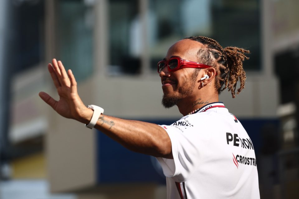Britský jezdec formule 1 Lewis Hamilton ještě v barvách Mercedesu | foto: Jakub Porzycki,  Profimedia