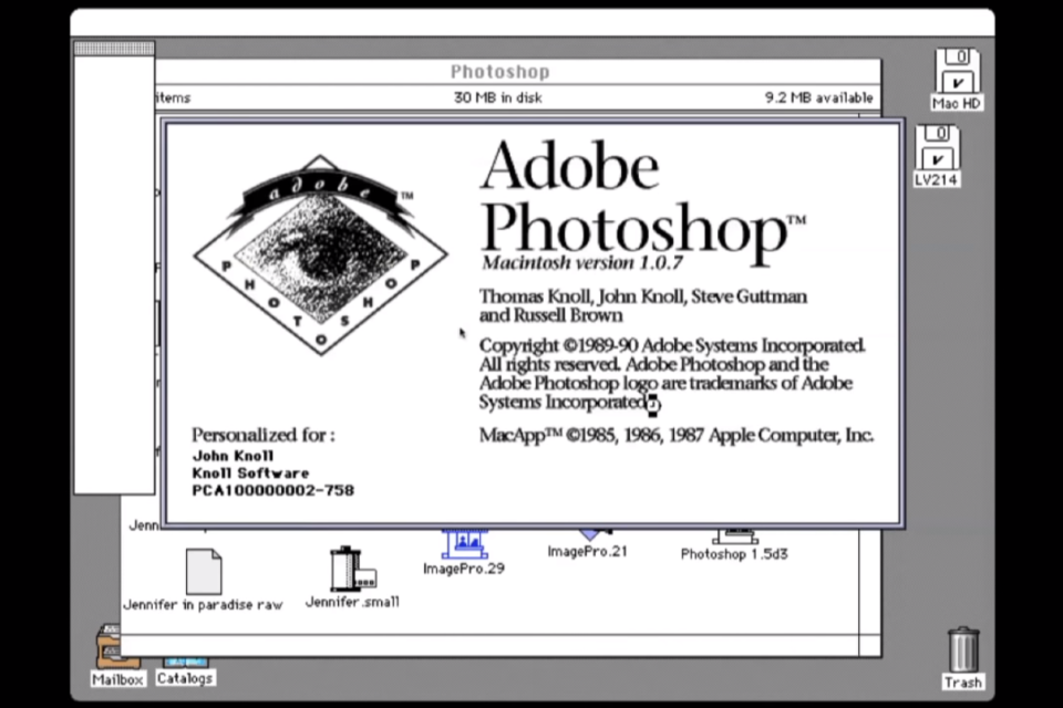 Program na úpravu fotek Photoshop slaví 30 let | foto: YouTube Adobe Photoshop
